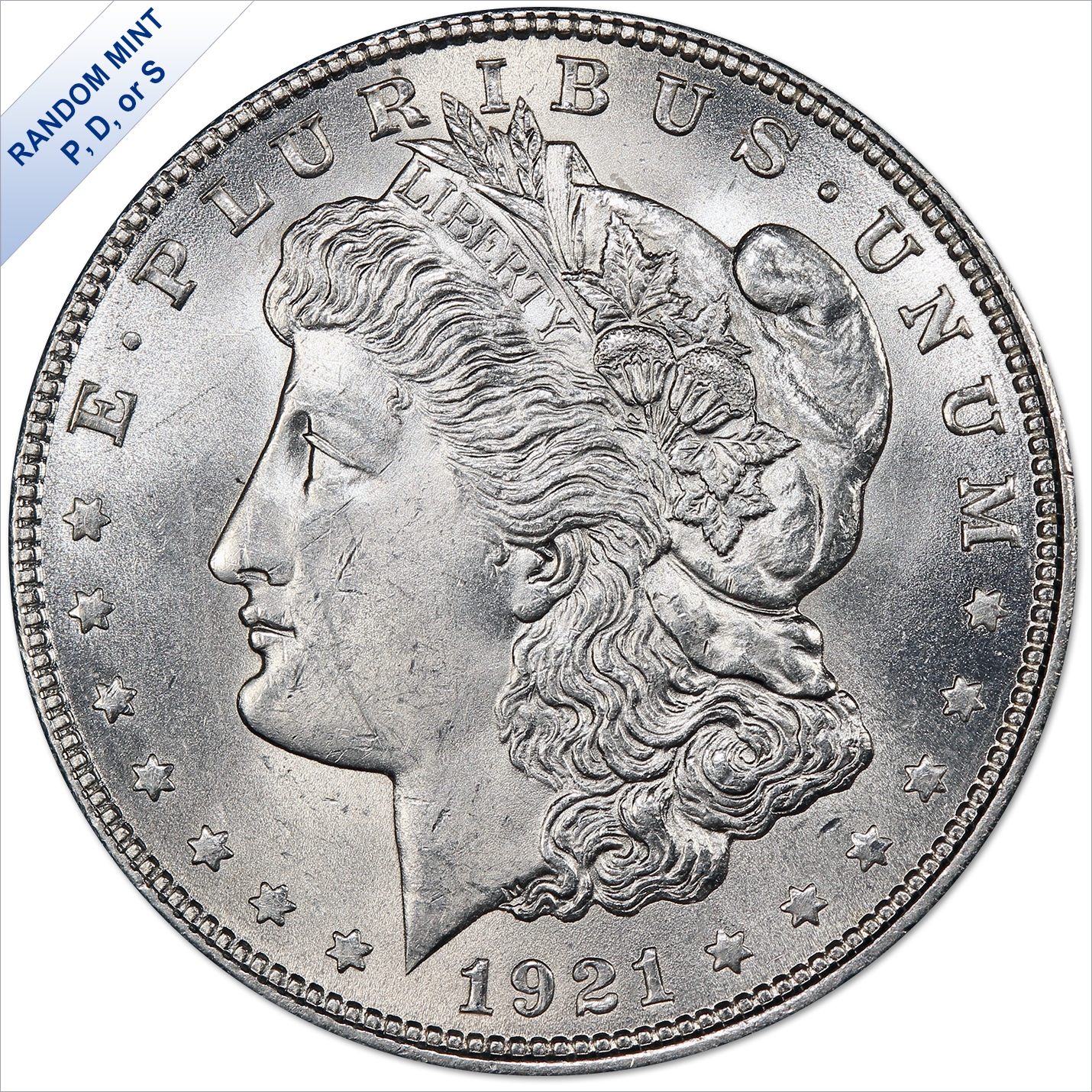 1878-1904) Morgan Silver Dollar (BU) $1 Brilliant Uncirculated at