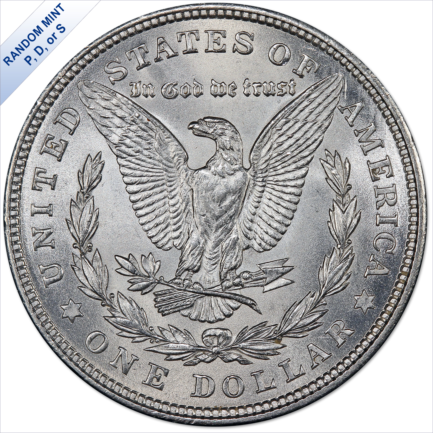 1921MorganSilverDollarBURMMRevSml