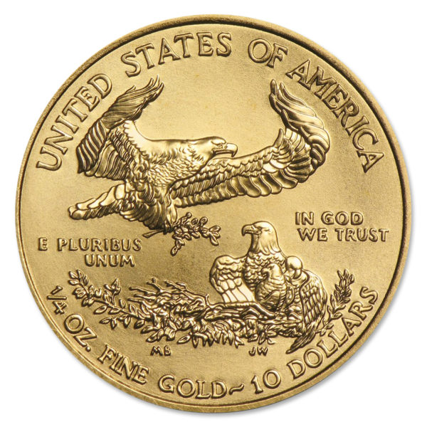 2019 1/4 oz American Gold Eagle BU - Image 2