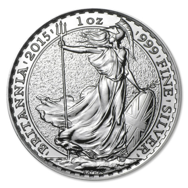 2015 Great Britain 1 oz Silver Britannia Uncirculated