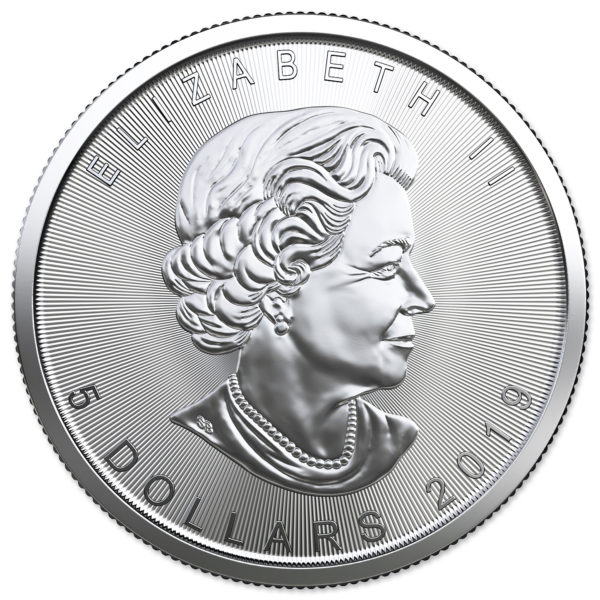 2019 Canada 1 oz Silver Maple Leaf BU - Image 2