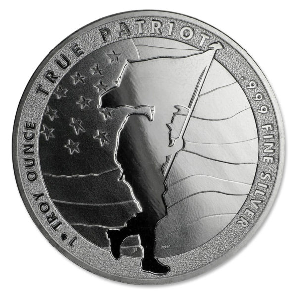 1 oz Silver Round - True Patriot - Image 2