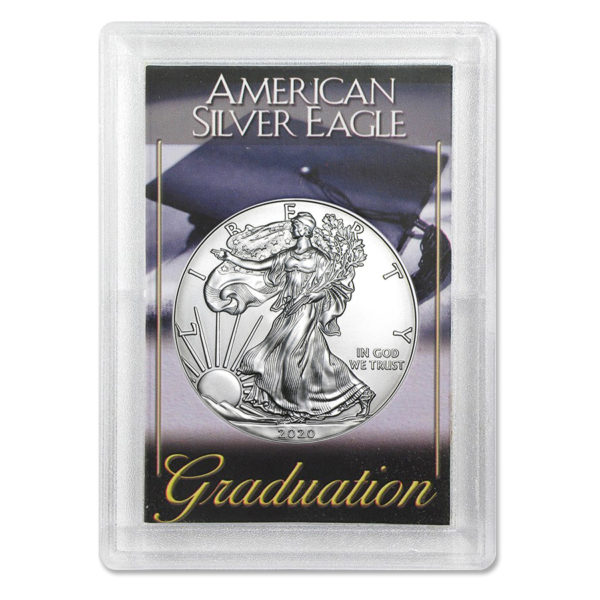 2020 1 oz American Silver Eagle BU (Graduation Harris Gift Holder)