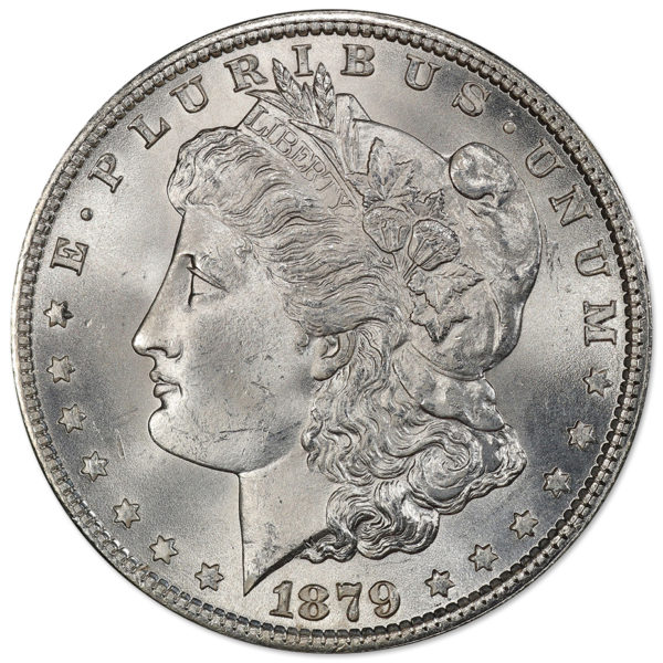 1879 Morgan Silver Dollars BU (20-Coin Roll) - Image 2