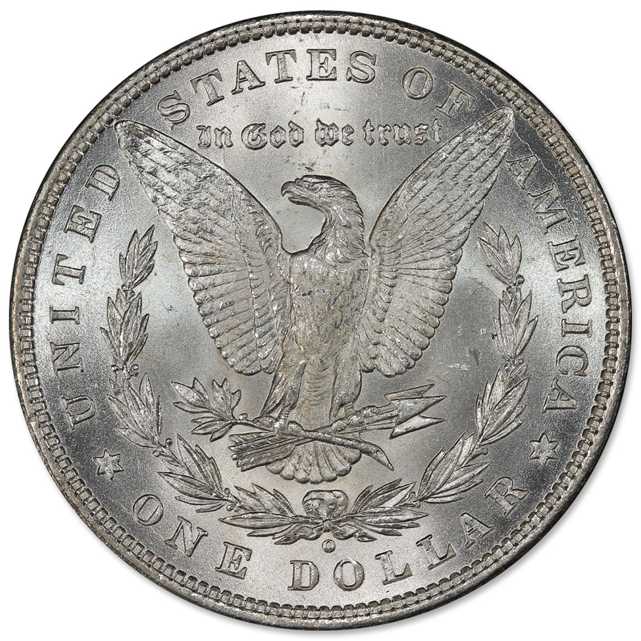 1880-O Morgan Silver Dollar (Extremely Fine to Almost Uncirculated