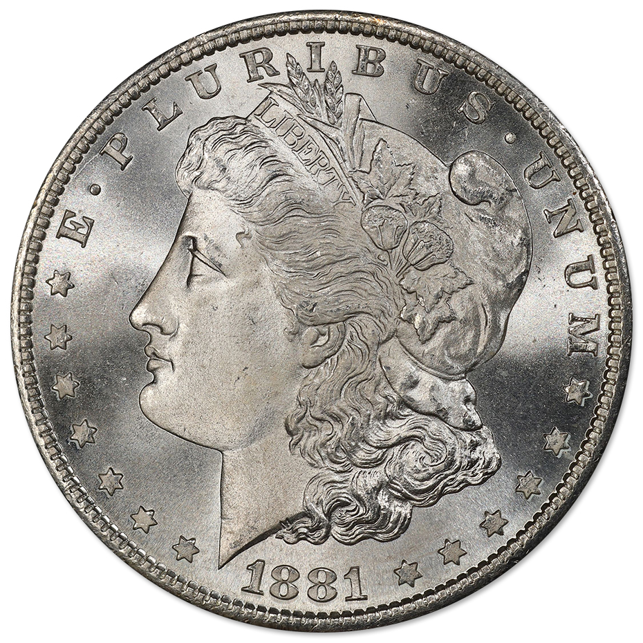 1881-SMorganSilverDollarBUObv