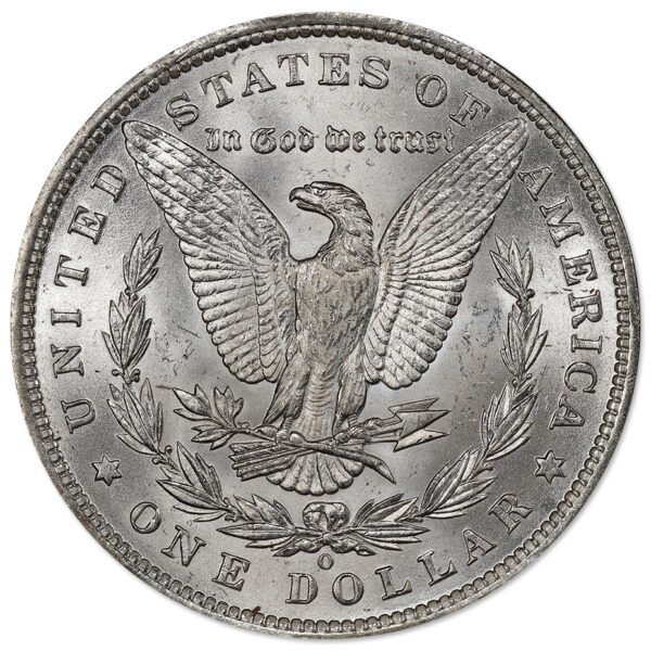 1885-O Morgan Silver Dollars BU (20-Coin Roll) - Image 3