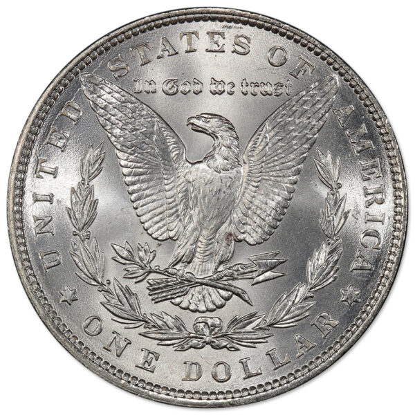 1886 Morgan Silver Dollars BU (20-Coin Roll) - Image 3