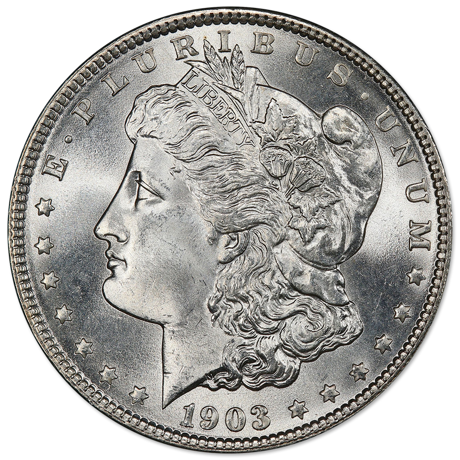 1903MorganSilverDollarBUObv