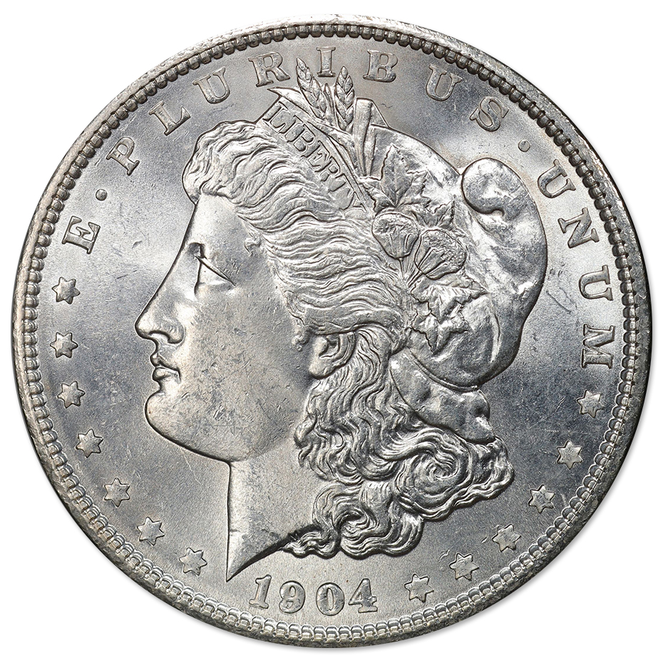 1904MorganSilverDollarBUObv